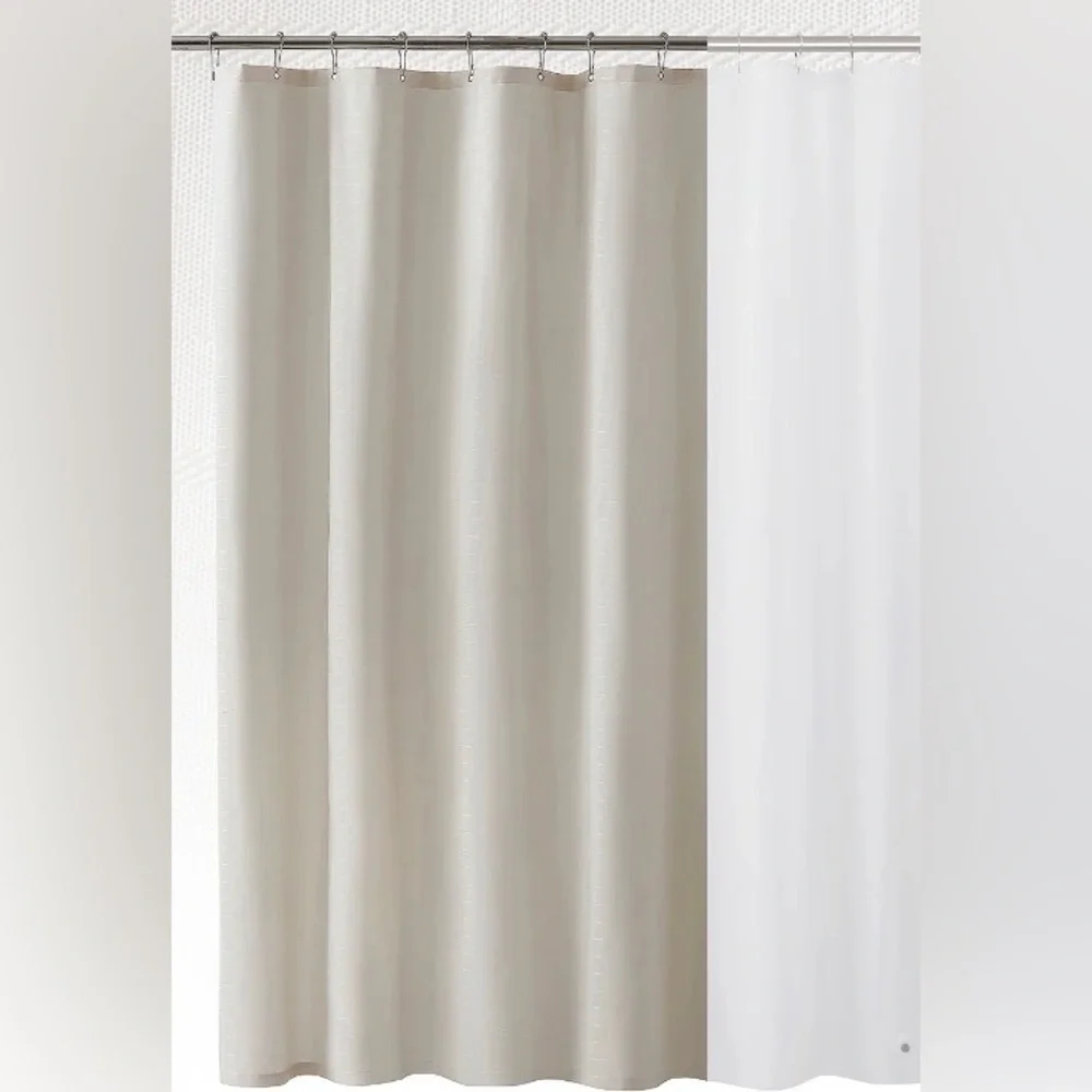 Clorox Fabric Shower Curtain Set